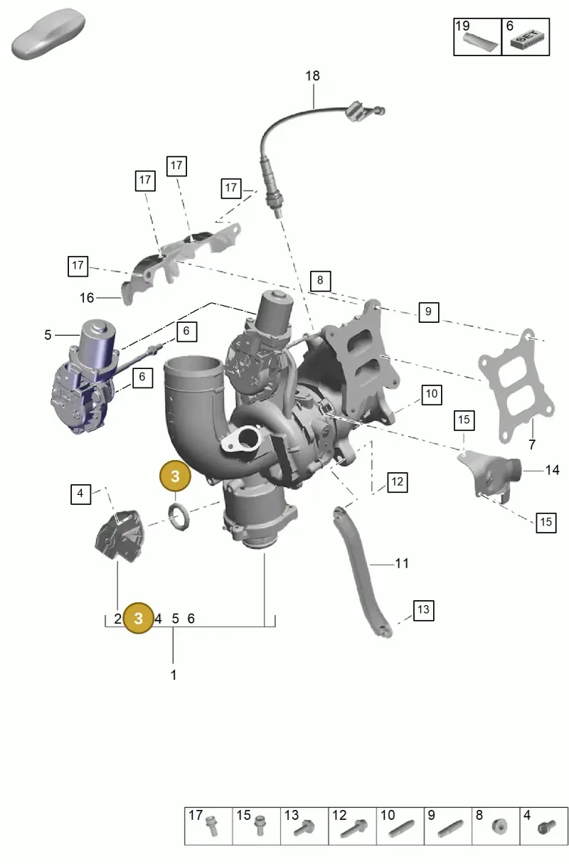 PAC145117 Porsche O-Ring