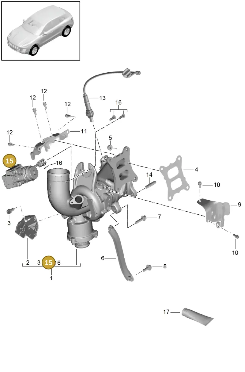 PAC145612 Porsche Servomotor