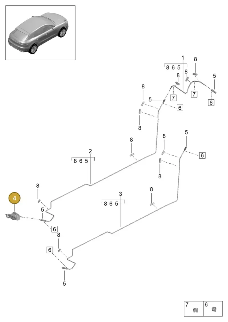 PAC26116300 Porsche Fuel Metering Pump