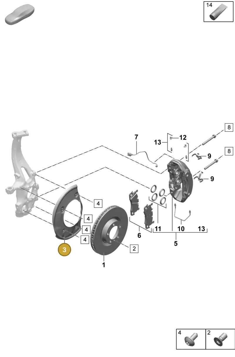 PAC615311E Porsche Cover Plate