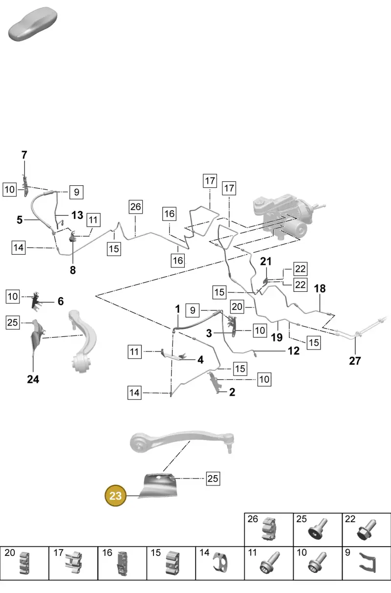 PAC615447 Porsche Air Guide