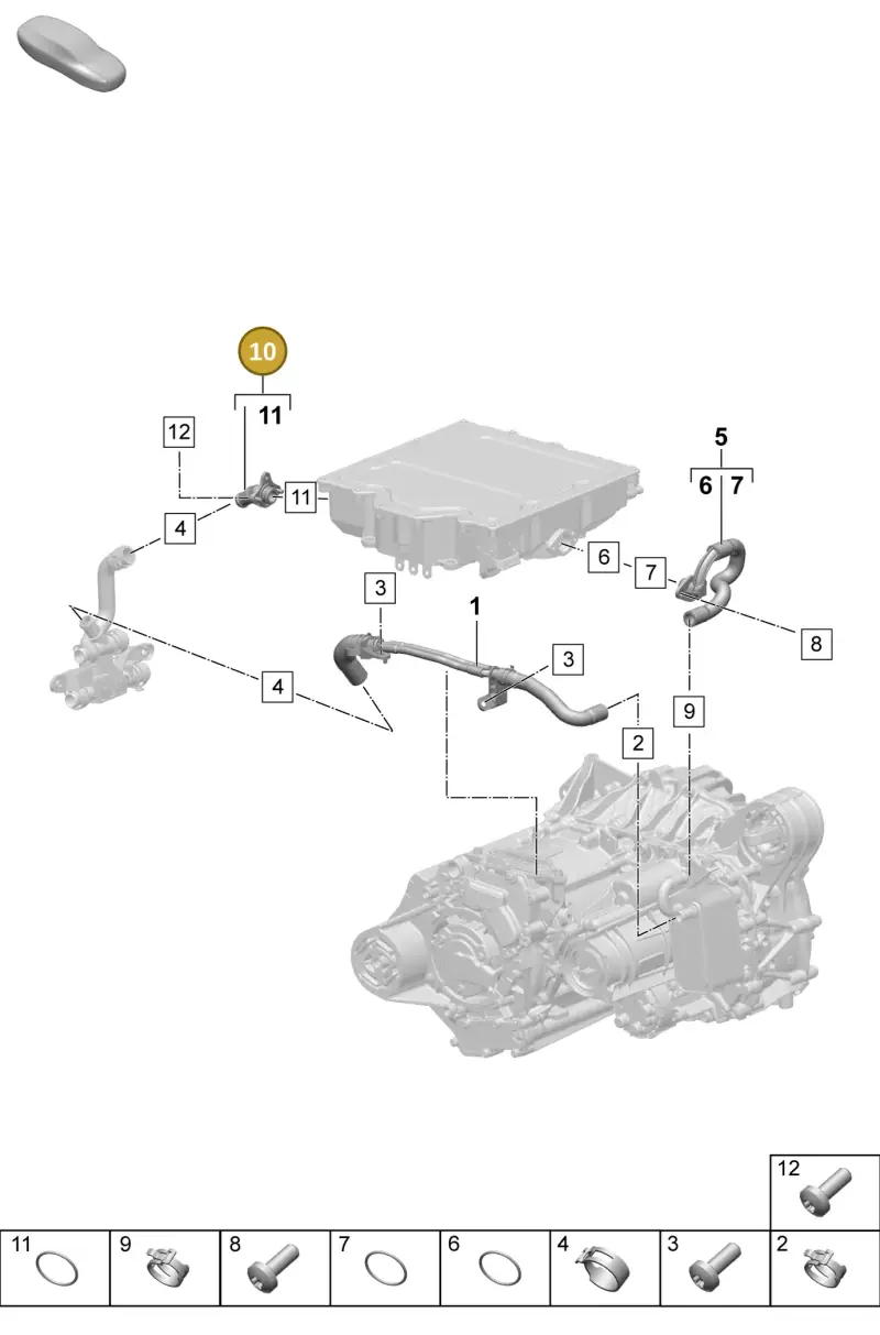 PAC901311 Porsche Coolant Connection