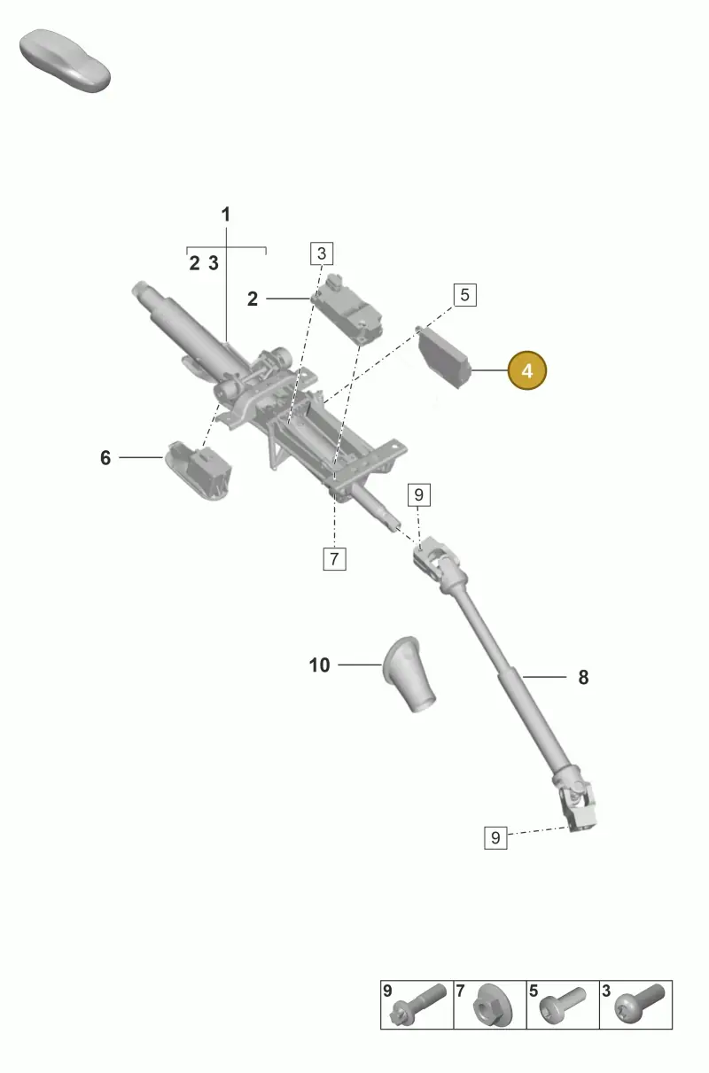 PAC907705 Porsche Control Unit