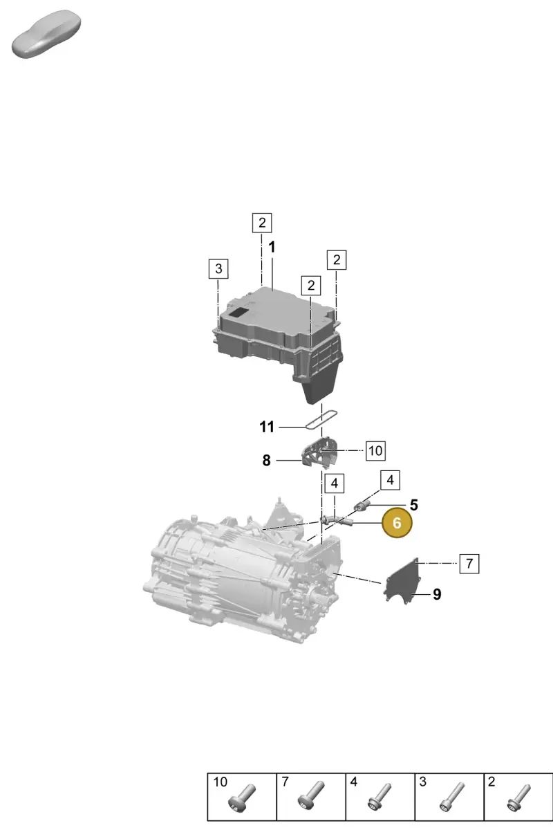 PAD121132 Porsche Coolant Connection