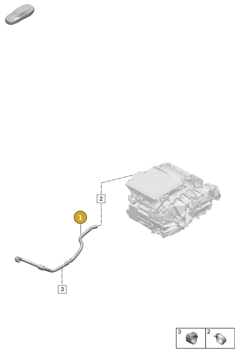 PAD122157A Porsche Coolant Hose