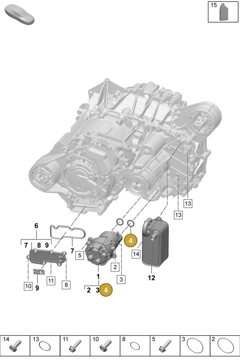 PAD315380 Porsche Seal