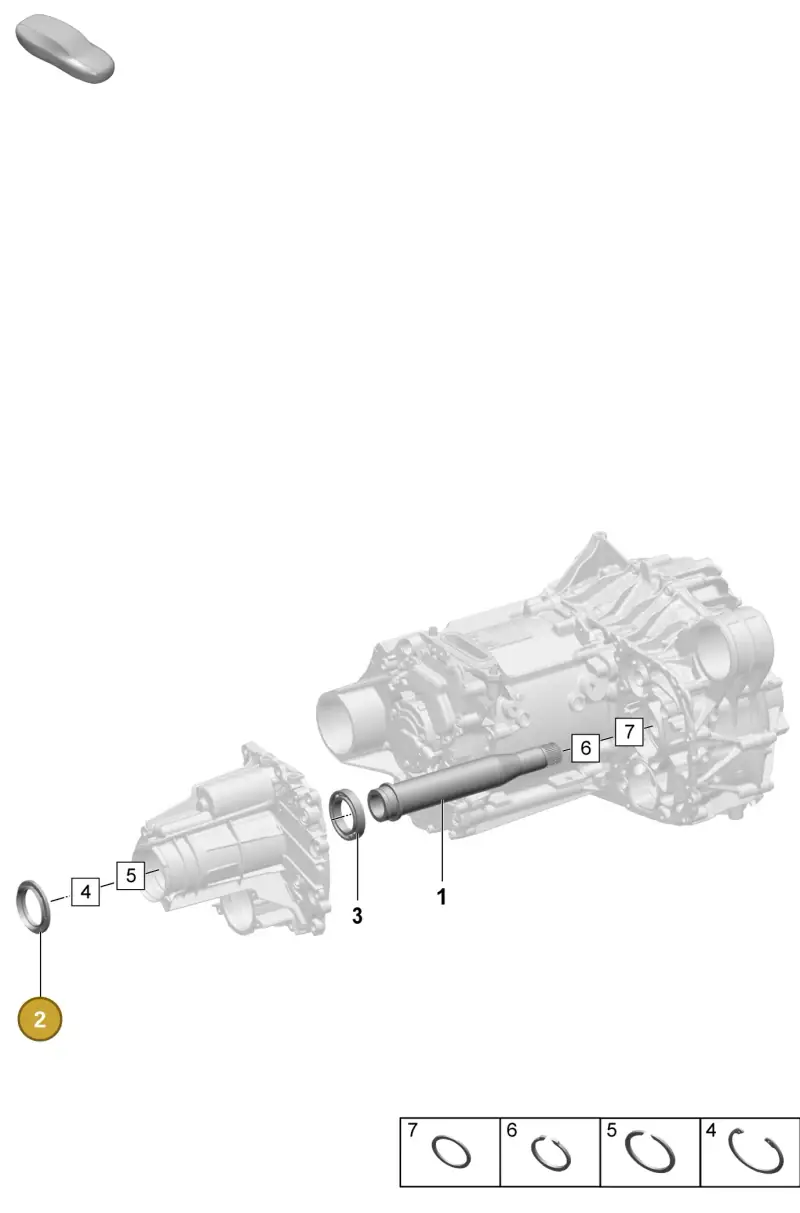 PAD409400A Porsche Radial Shaft Seal
