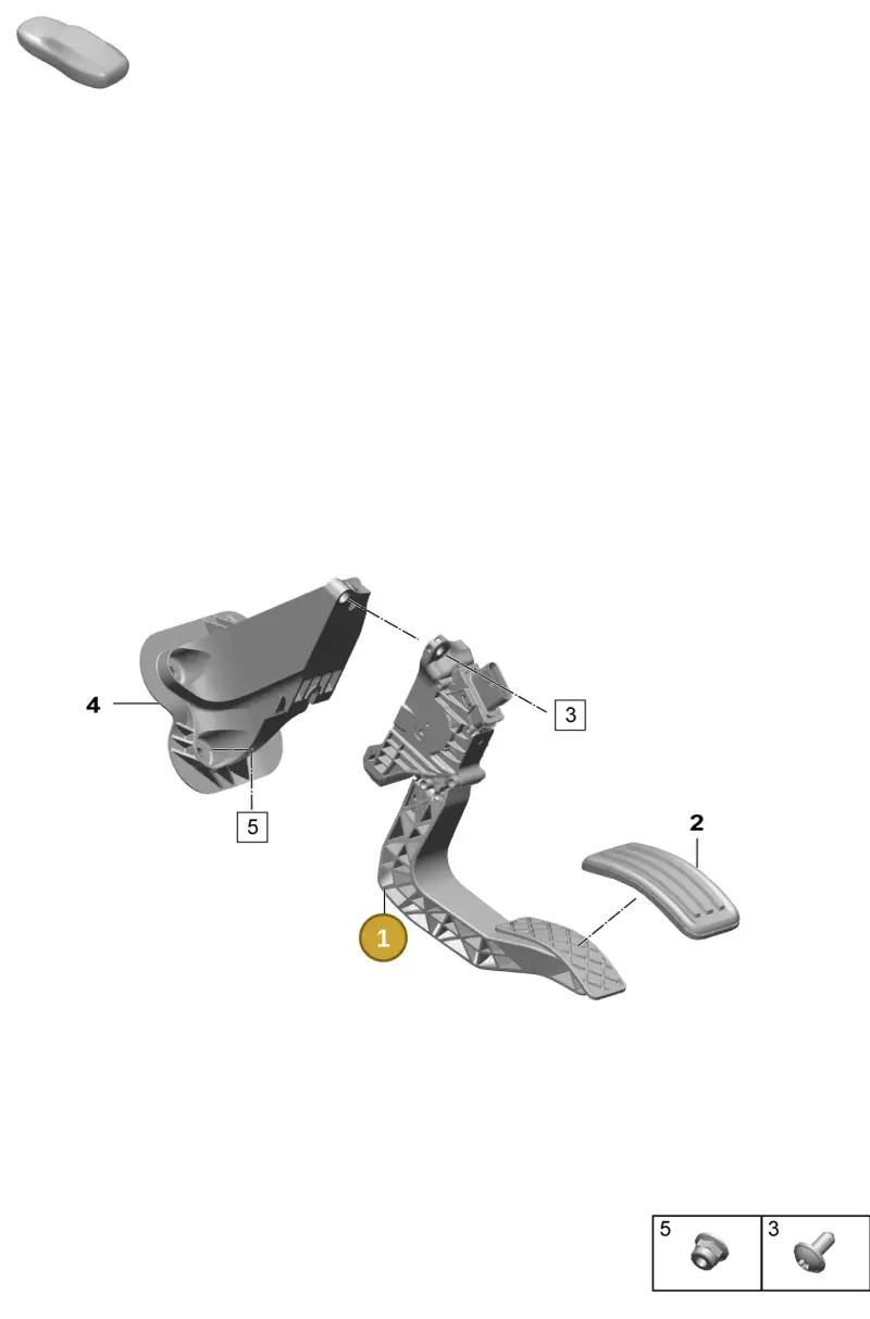 PAD723523 Porsche Accelerator Sensor
