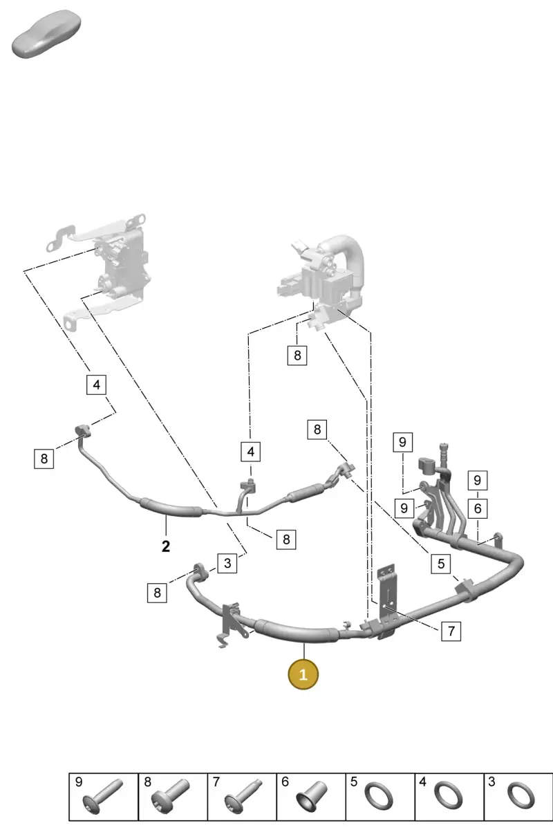 PAD816112F Porsche Heat Exchanger