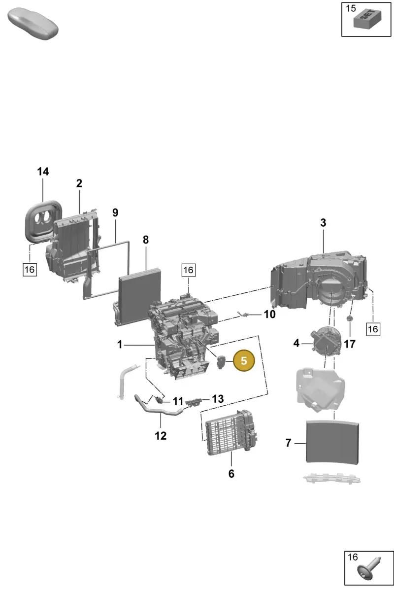PAD820511 Porsche Servomotor
