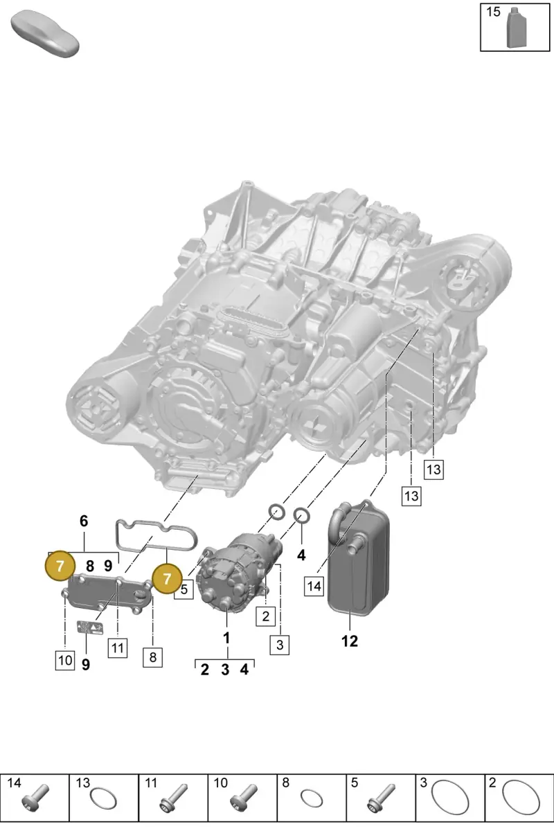 PAD901112B Porsche Seal