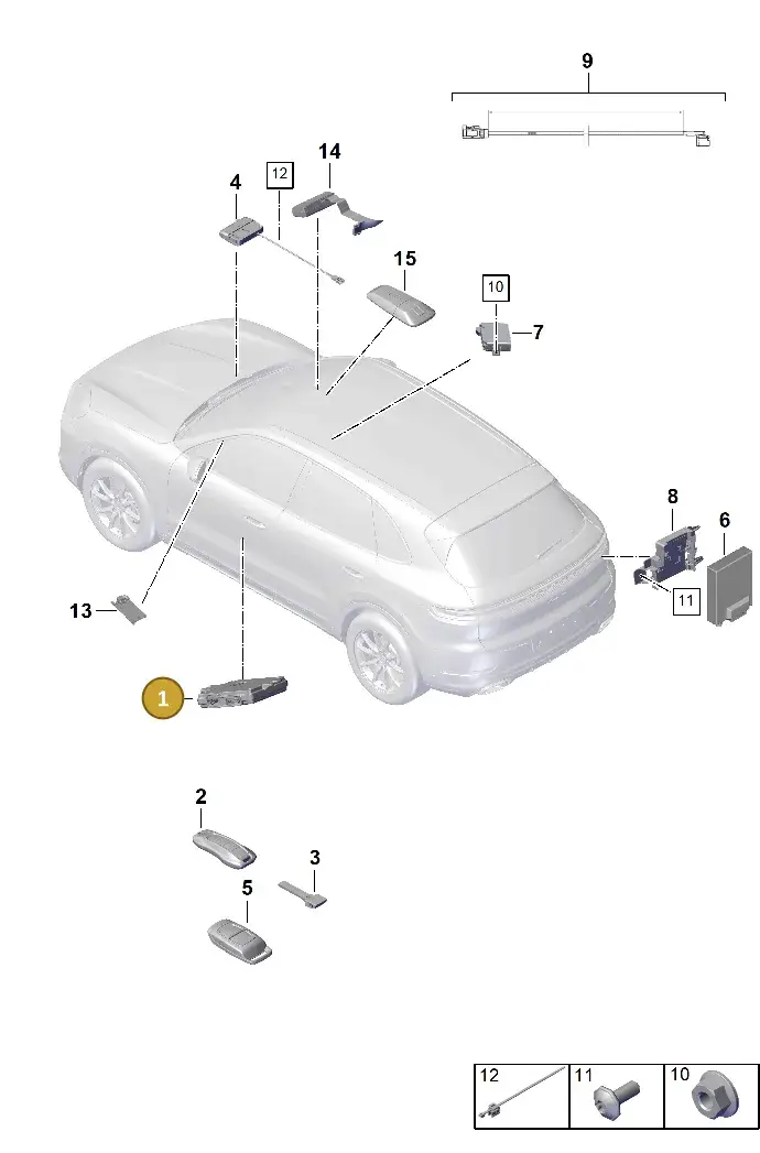 PAD907399A Porsche Control Unit for LED Headlight
