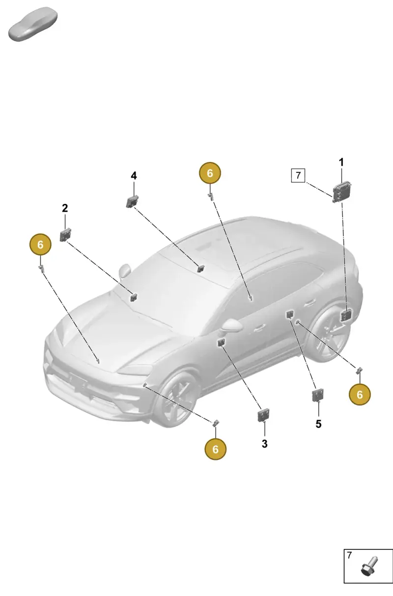 PAD907503 Porsche Level Sensor