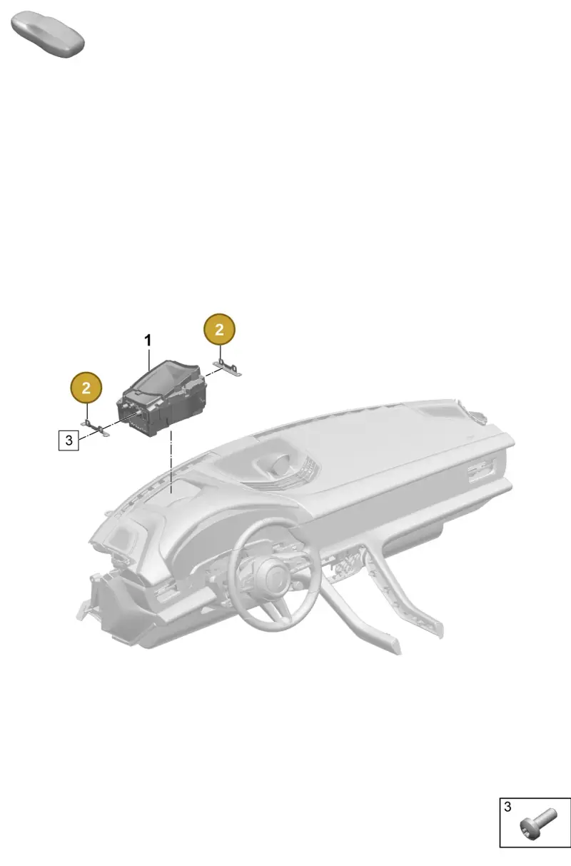 PAD919399 Porsche Bracket for Control Unit