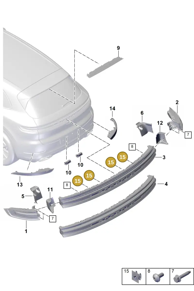 PAD945230 Porsche Securing Element