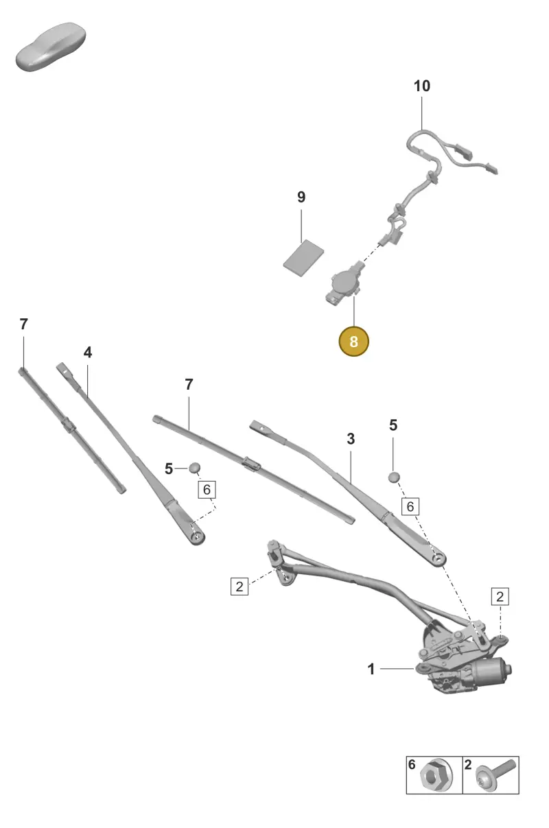 PAD955547A Porsche Sensor
