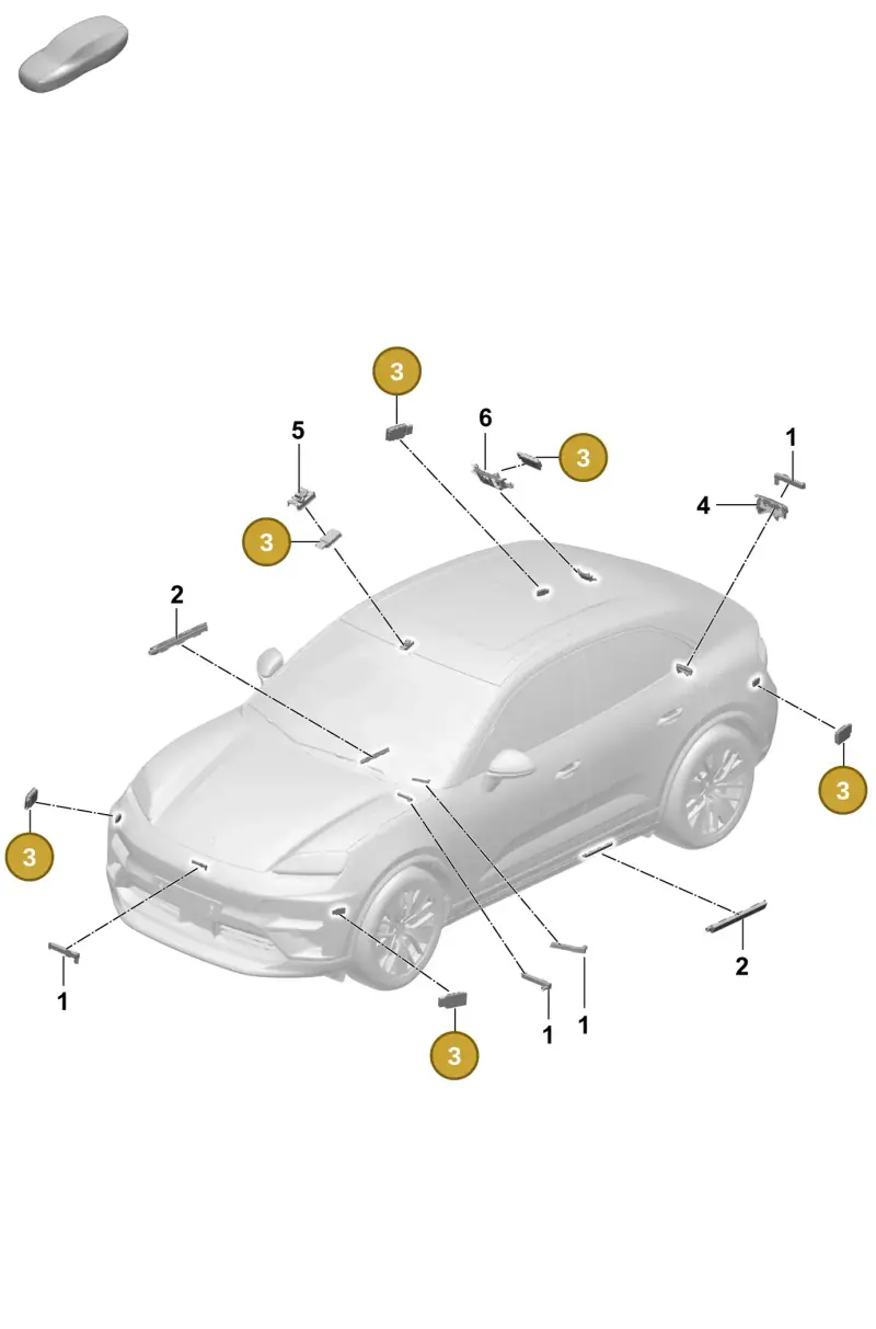PAD962133B Porsche Aerial