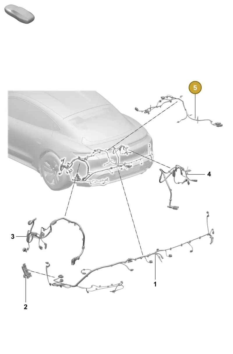 PAD971771A Porsche Wiring Harness for Gearbox