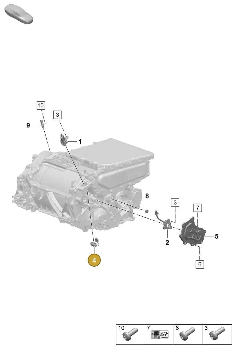 PAD972695 Porsche Temperature Sensor