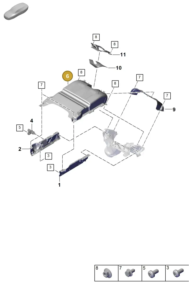PAE119369 Porsche Air Guide