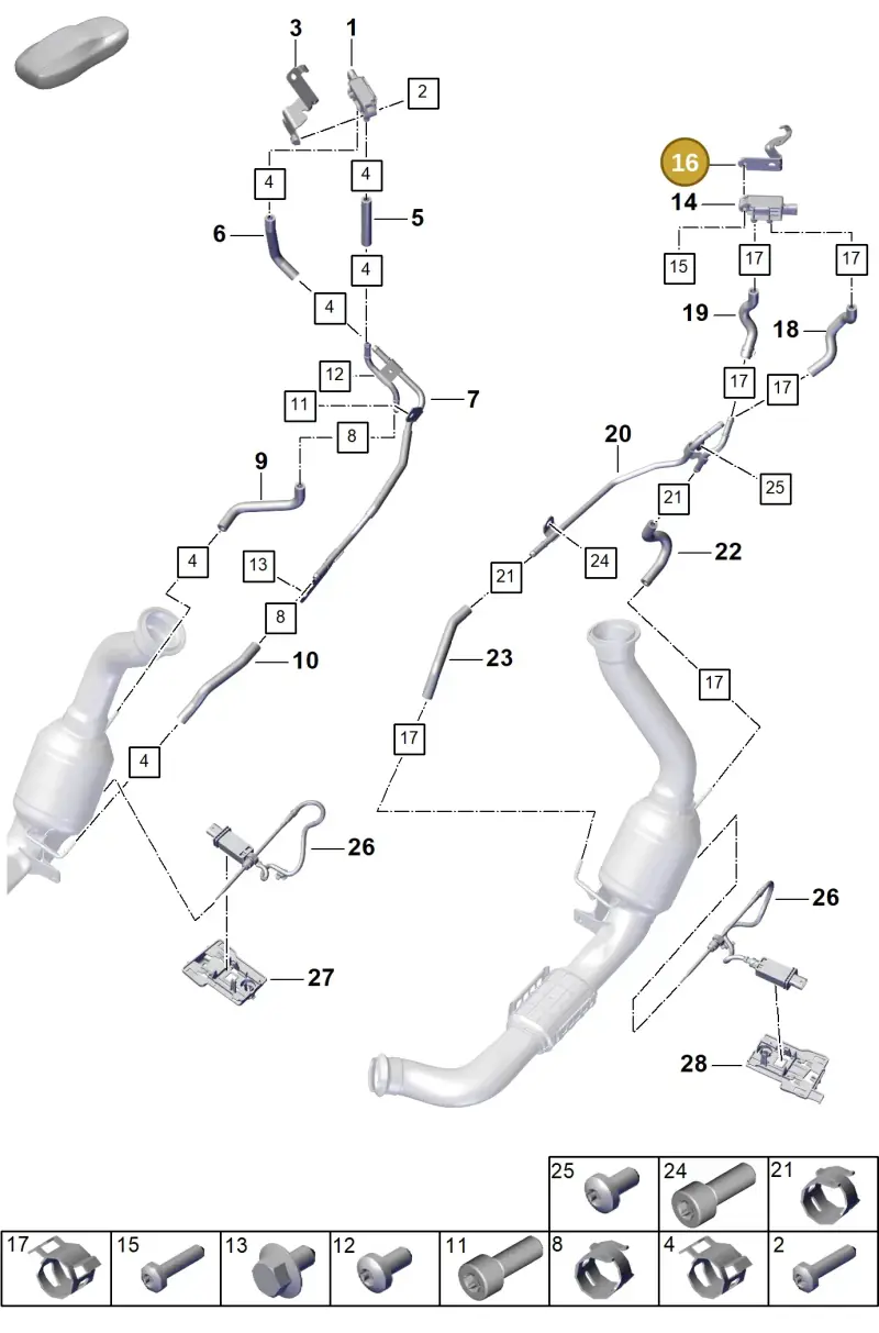 PAE131685A Porsche Bracket