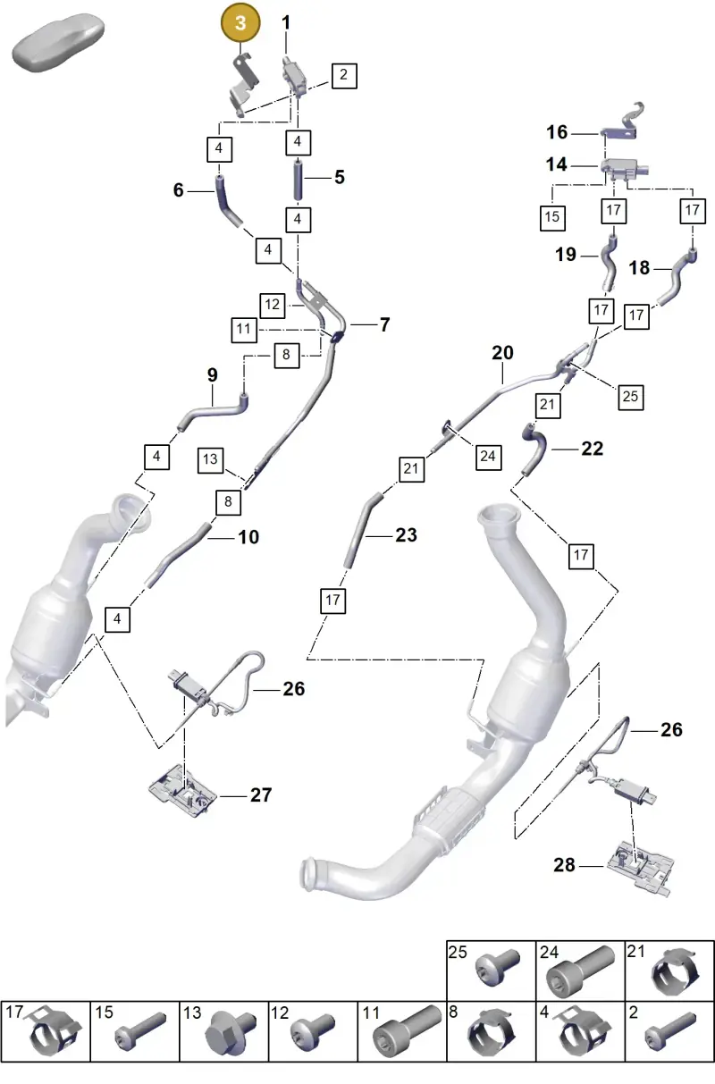 PAE131685 Porsche Bracket