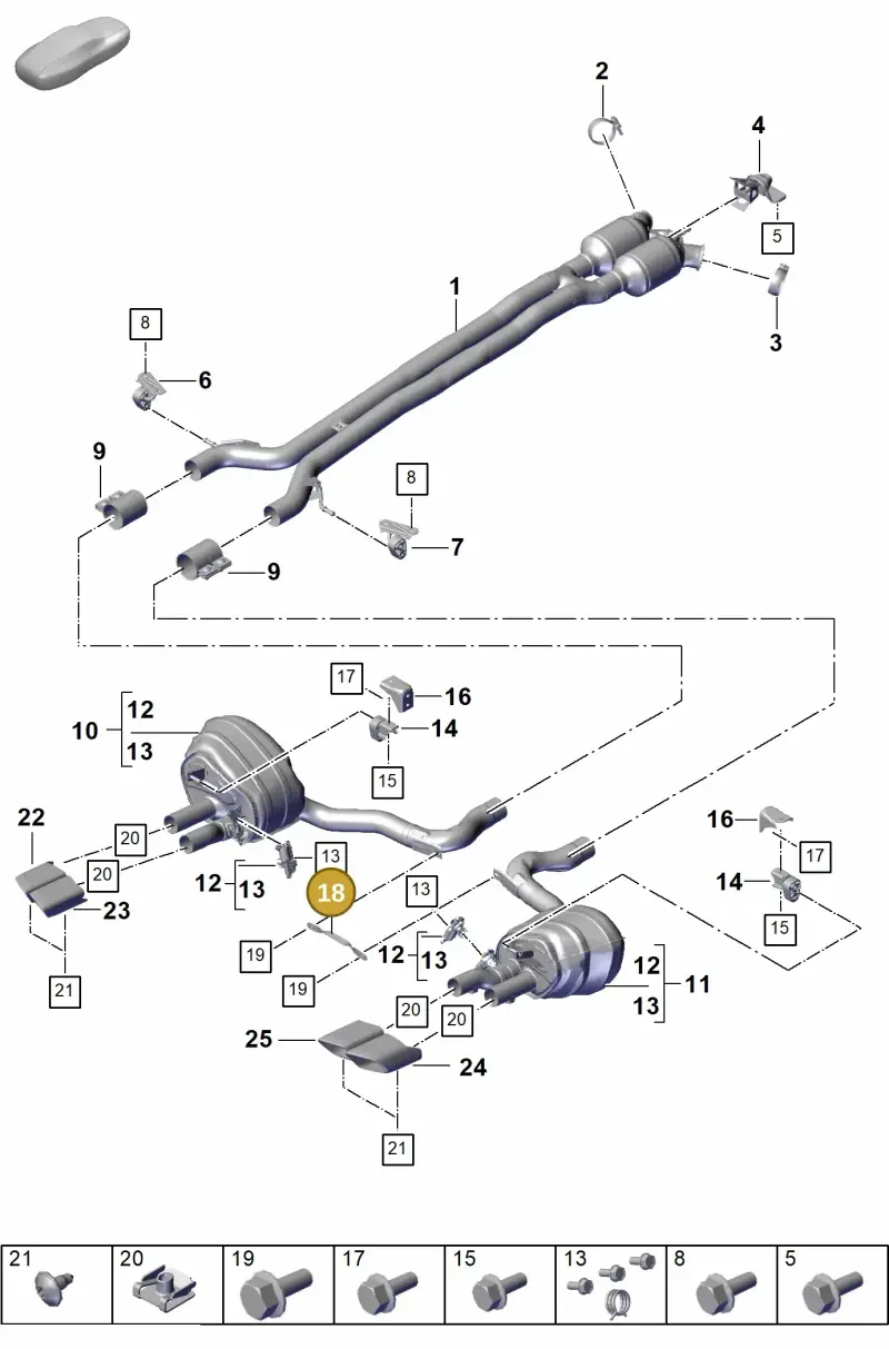 PAE253521 Porsche Brace