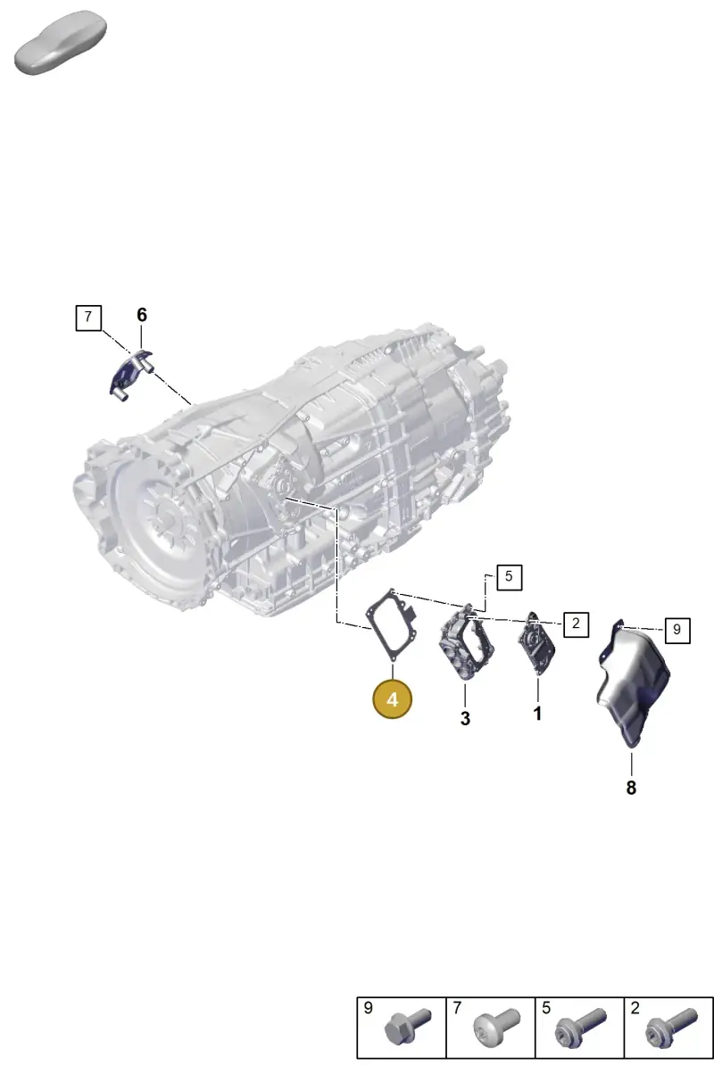 PAE301580 Porsche Moulded Seal