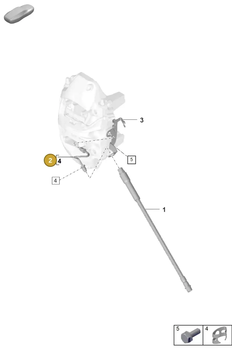 PAE614706A Porsche Brake Line