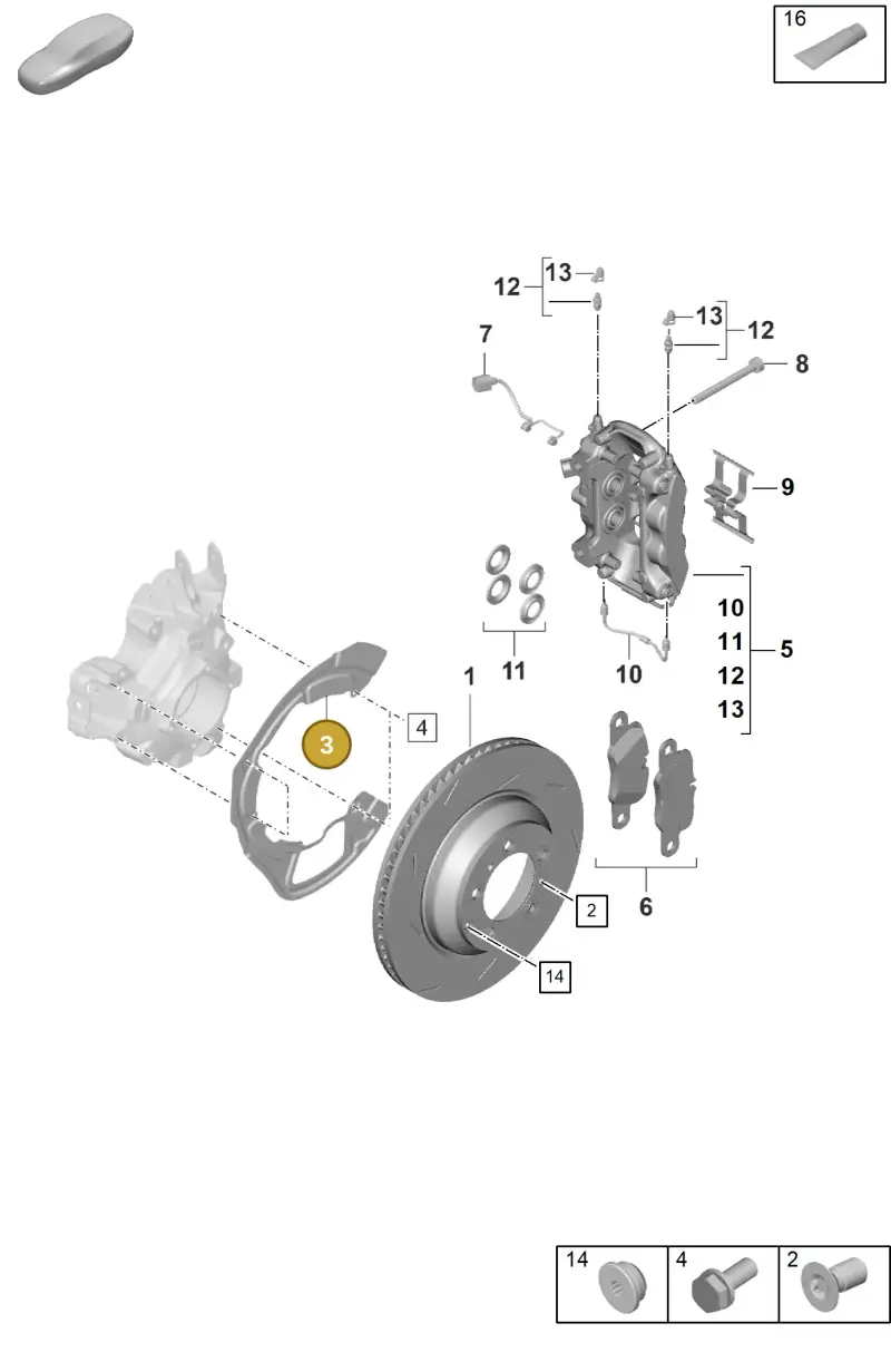 PAE615612 Porsche Cover Plate
