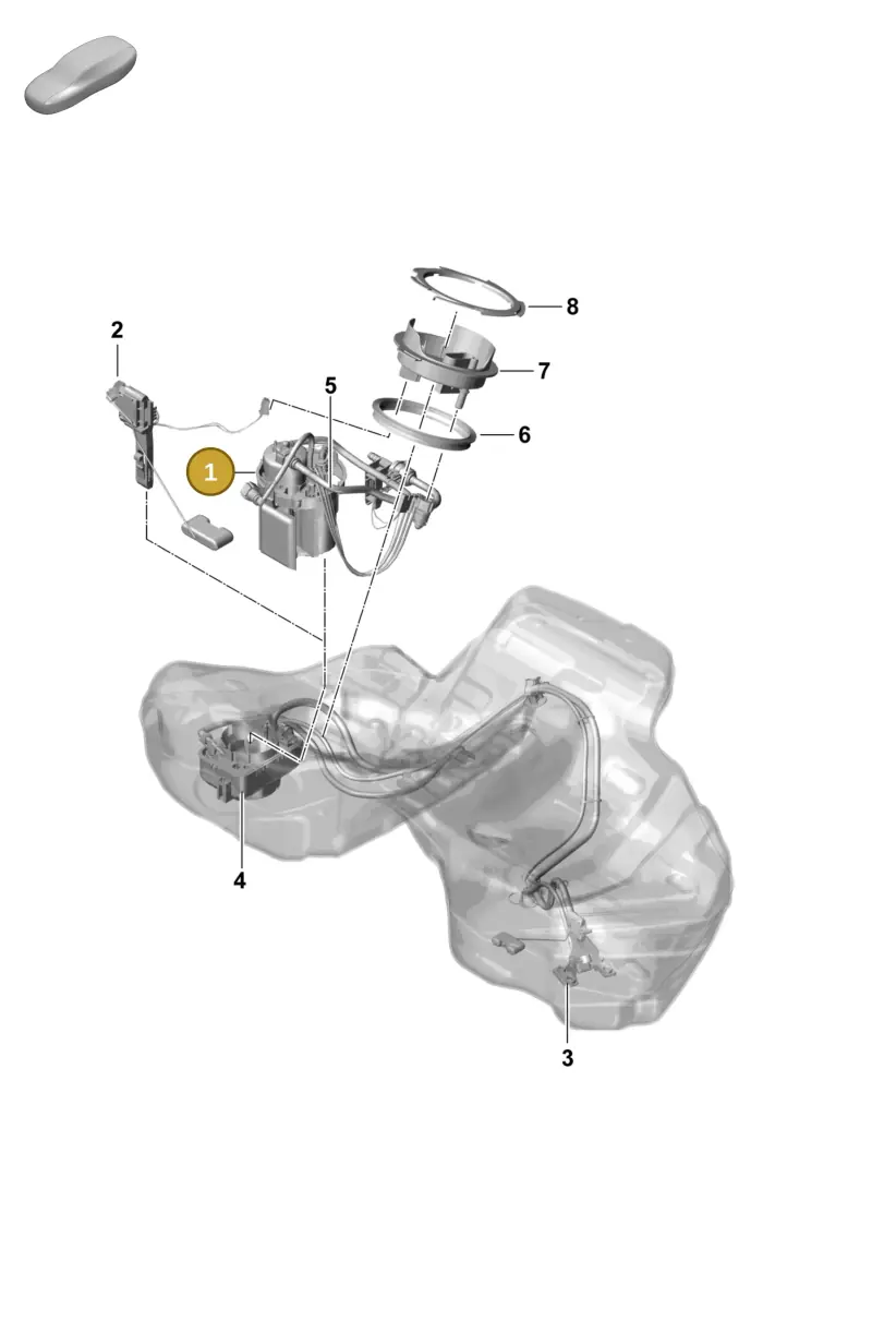 PAE919088B Porsche Fuel Pump