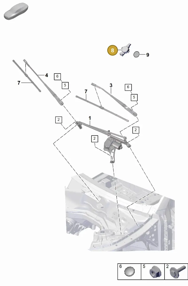 PAE955547 Porsche Sensor