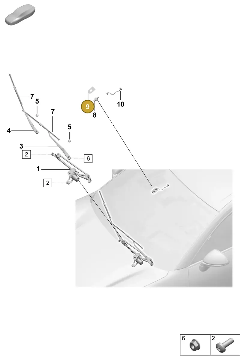 PAE955609 Porsche Adhesive Film