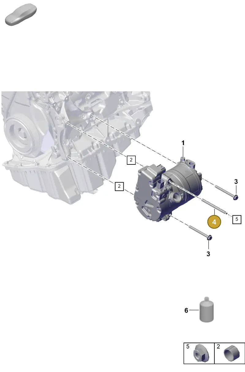PAF00761200 Porsche Threaded Pin