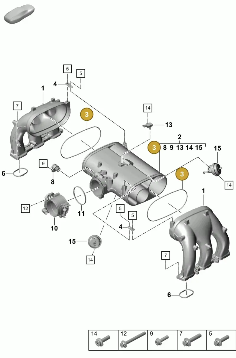 PAF008294 Porsche O-Ring