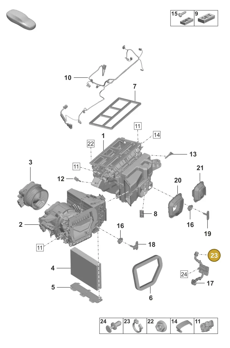 PAF008496 Porsche Hose Clamping