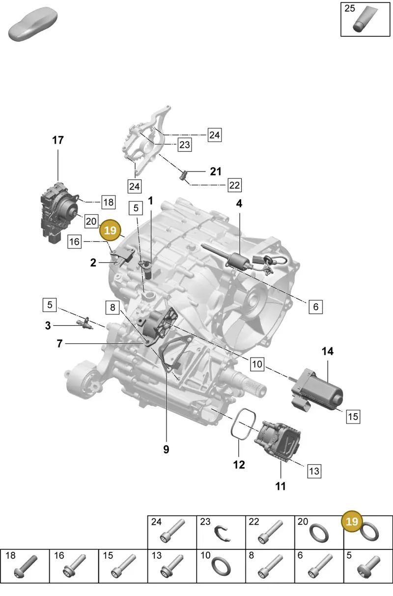 PAF008546 Porsche O-Ring
