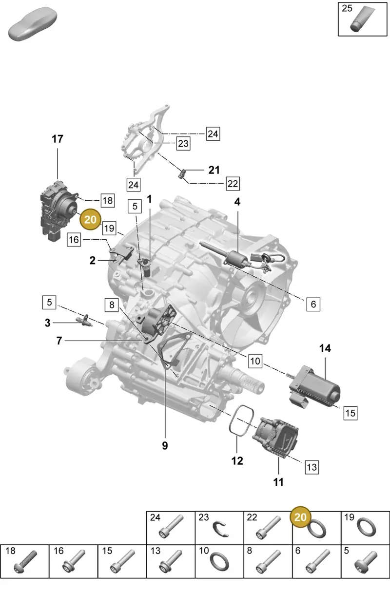 PAF008547 Porsche O-Ring