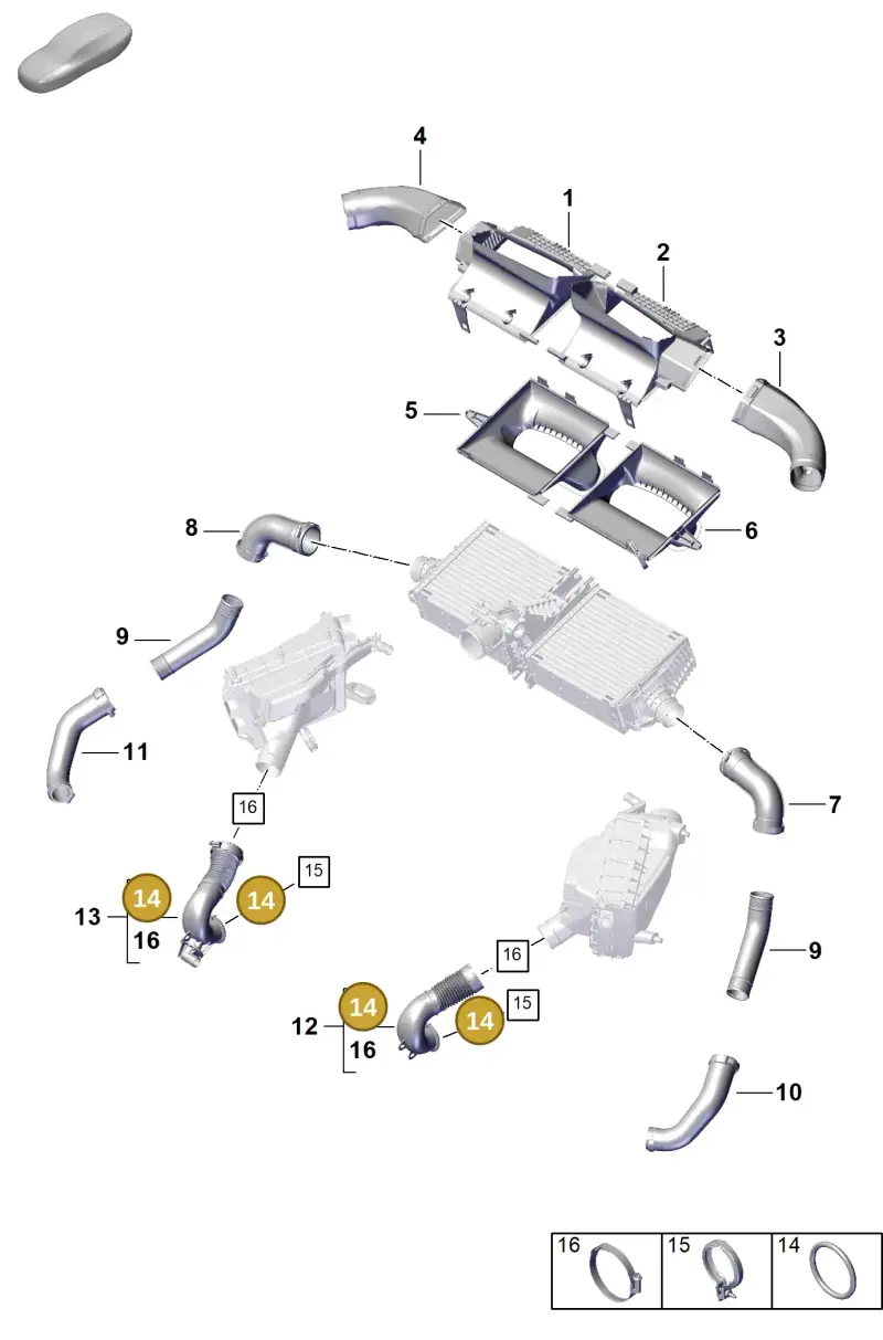 PAF008955B Porsche O-Ring