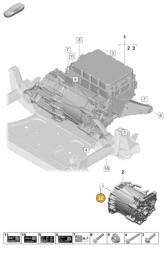 PAF009360 Porsche O-Ring