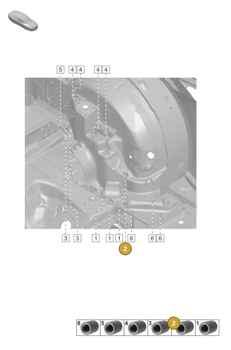 PAF009456 Porsche Threaded Insert