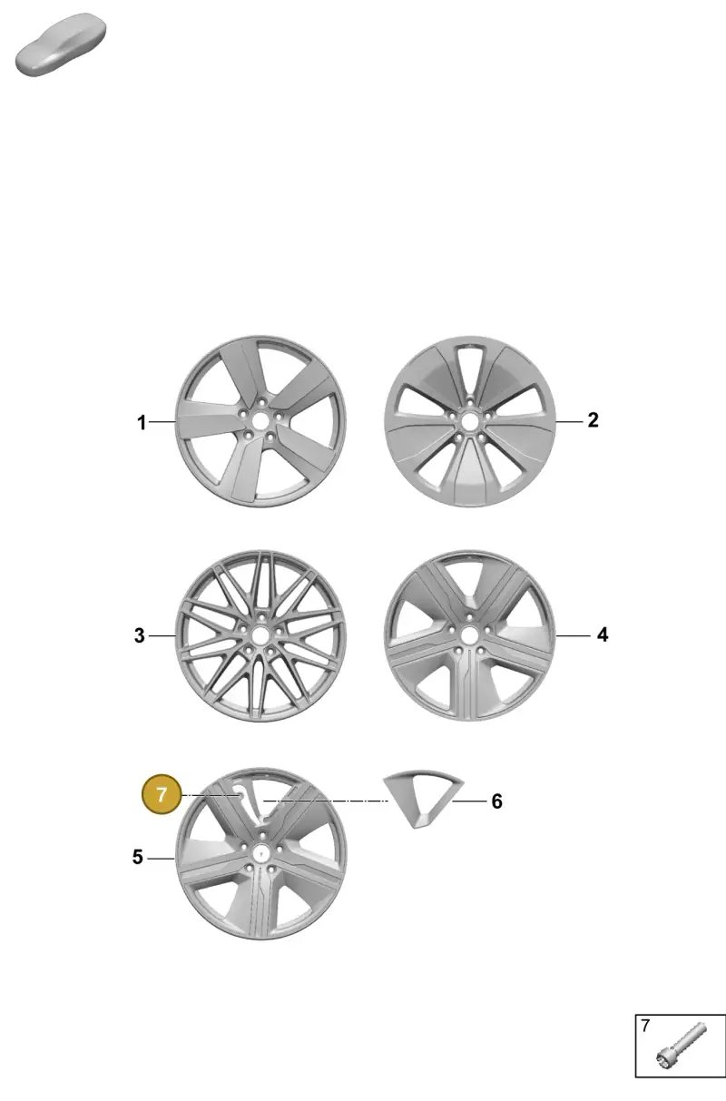 PAF009498 Porsche Screw