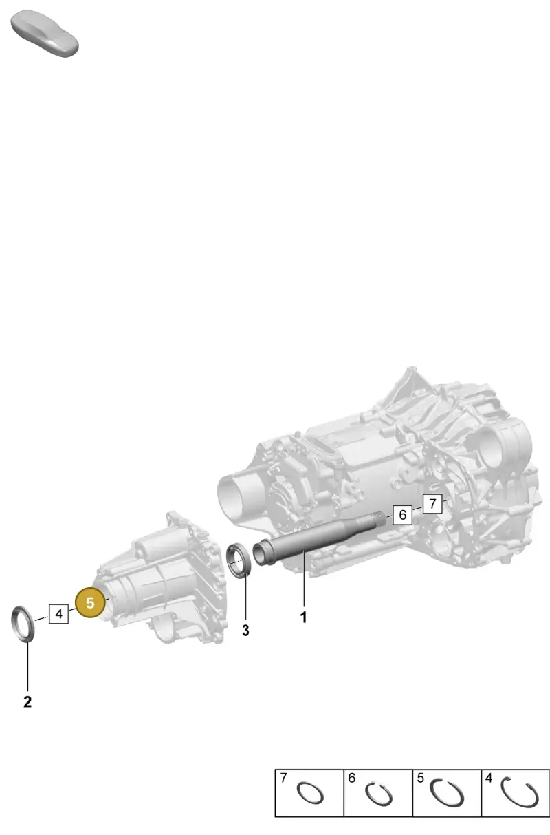 PAF009685 Porsche Securing Ring