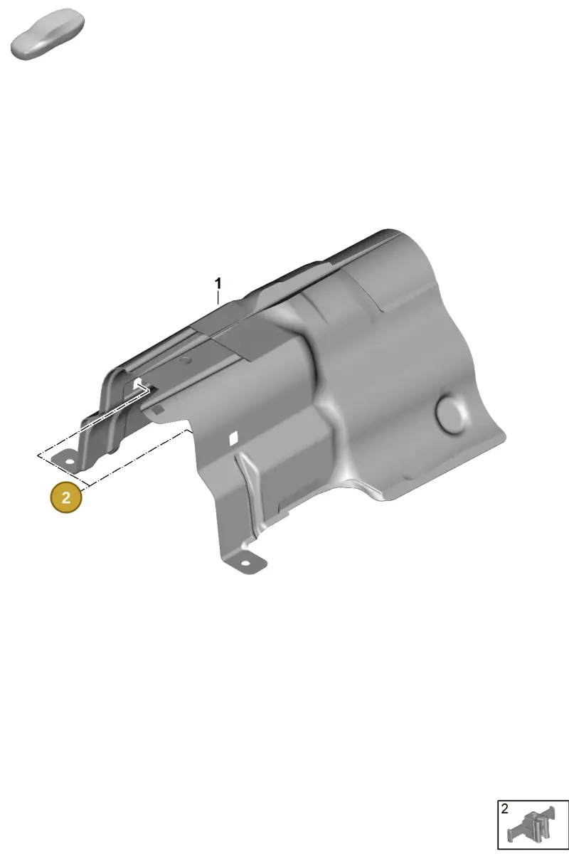 PAF010290 Porsche Bracket