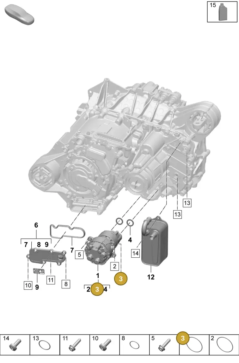 PAF011235 Porsche O-Ring