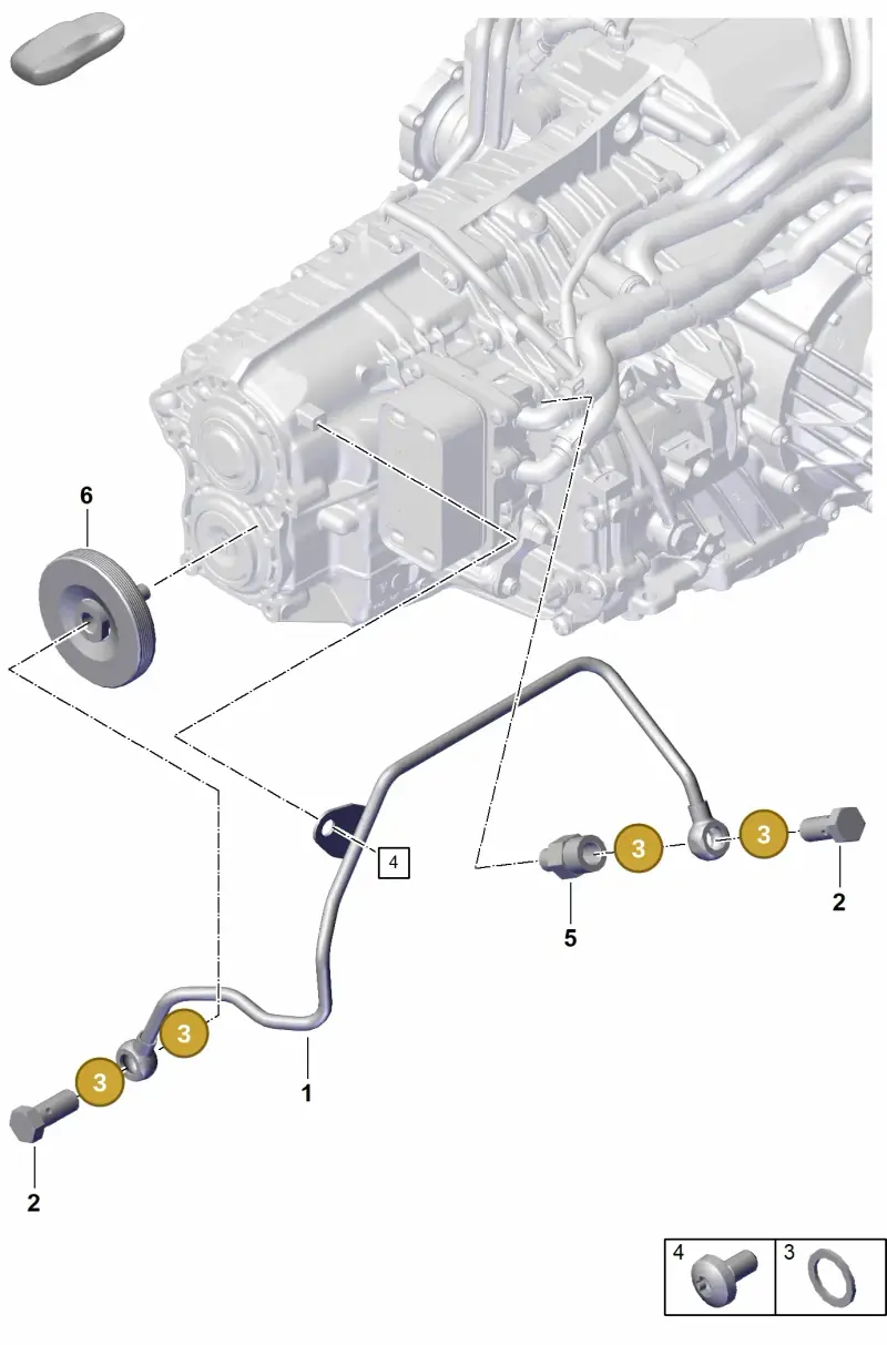 PAF013806 Porsche Seal Ring