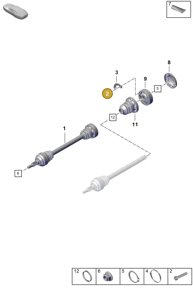PAF105234 Porsche Screw