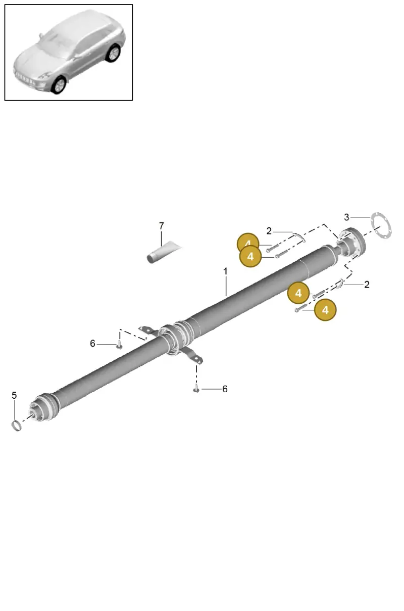 PAF107190A Porsche Screw