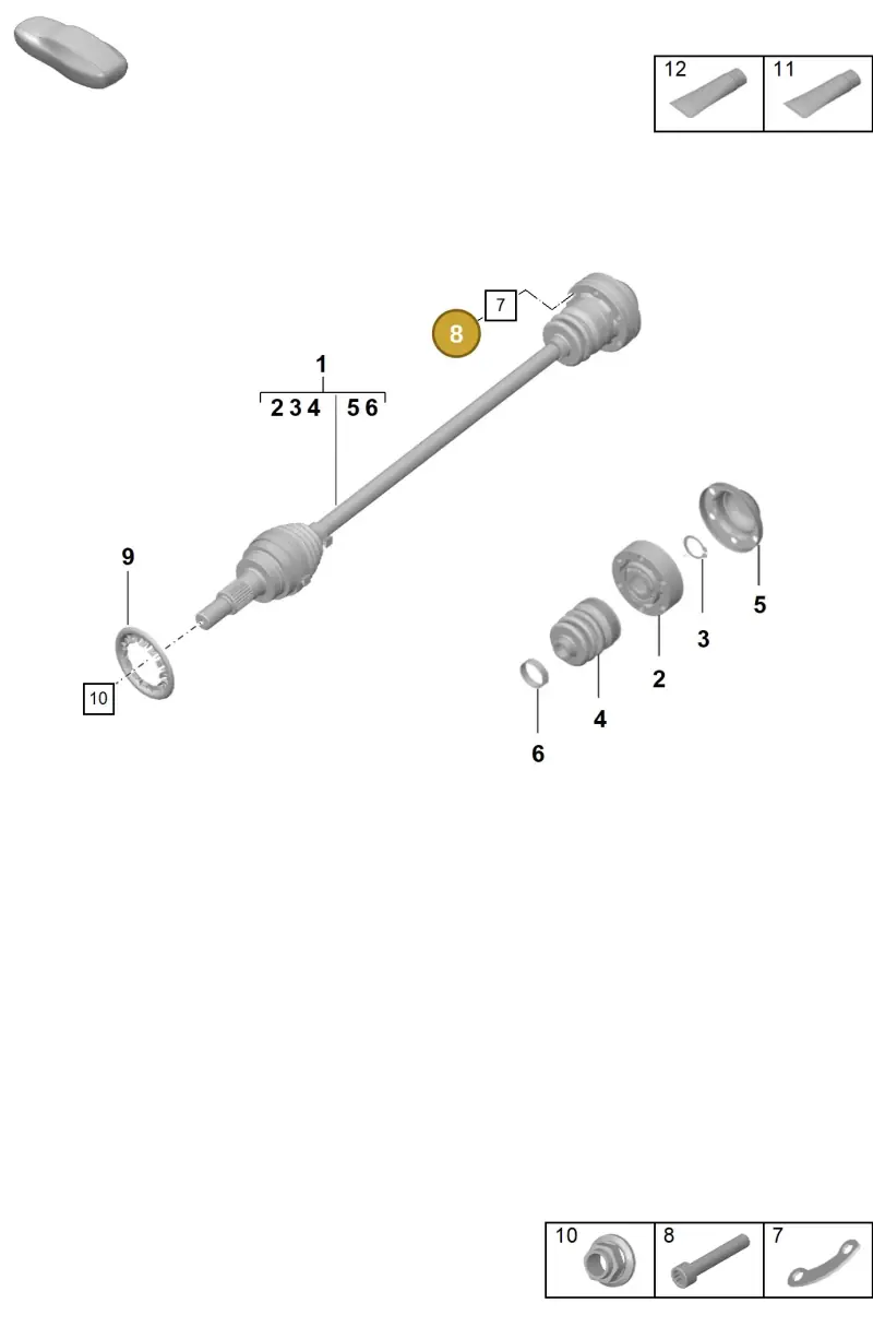 PAF107190 Porsche Screw