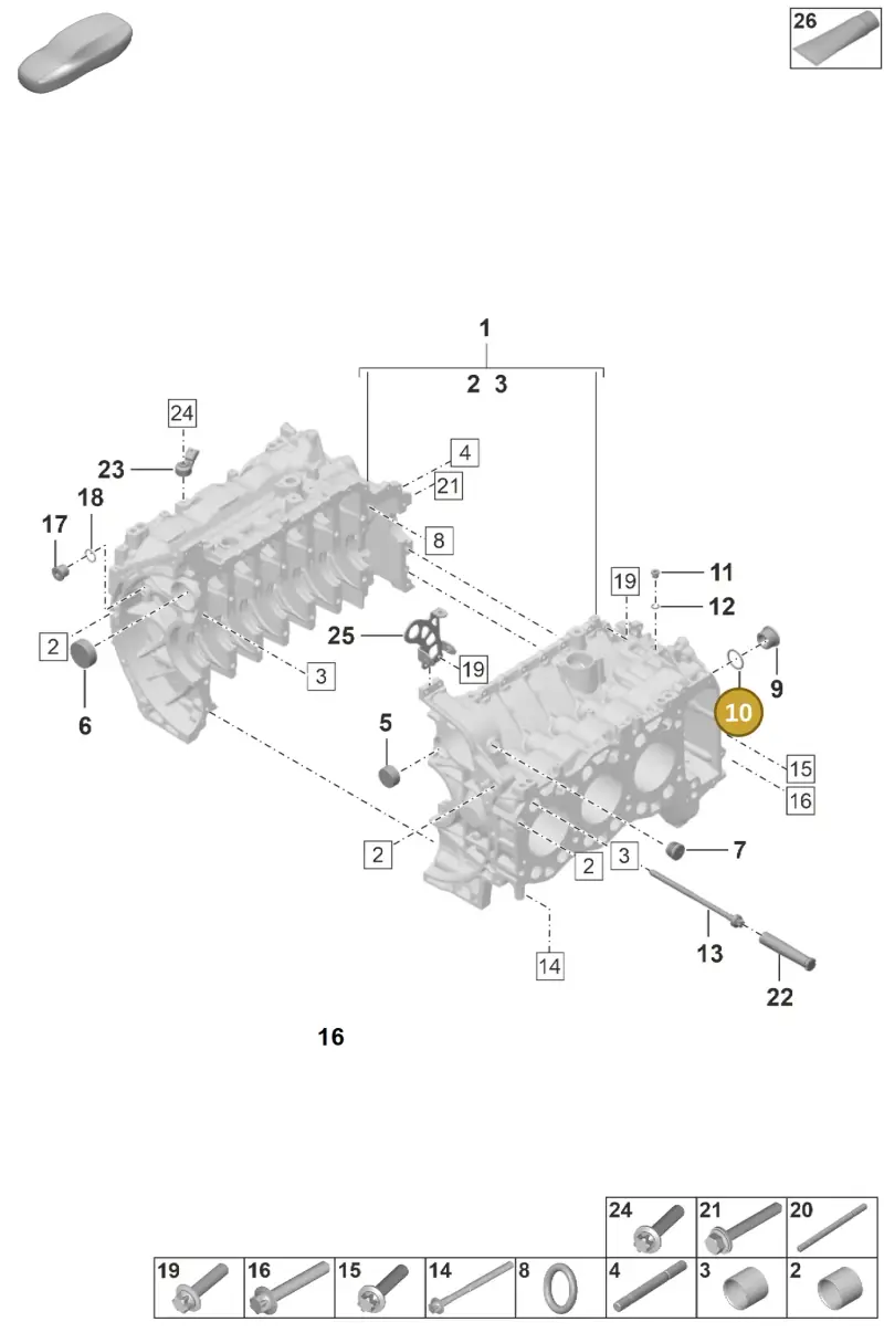 PAF108402 Porsche Seal Ring